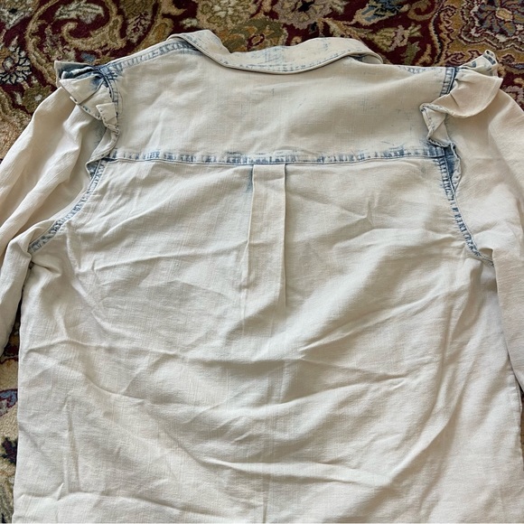 Alice and Olivia NWOT Hannah Ruffle Top - Picture 6 of 9